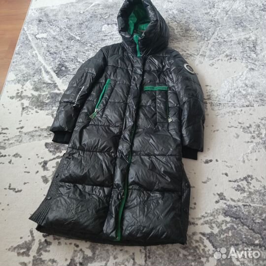 Зимнее очень теплое болоневое пальто