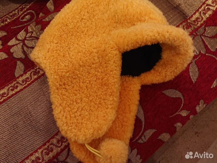 Шапка женская кёрли из овчины