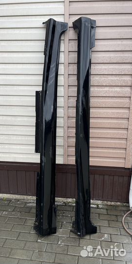 Накладки на пороги infiniti m35, nissan fuga