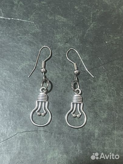 Серьги металл