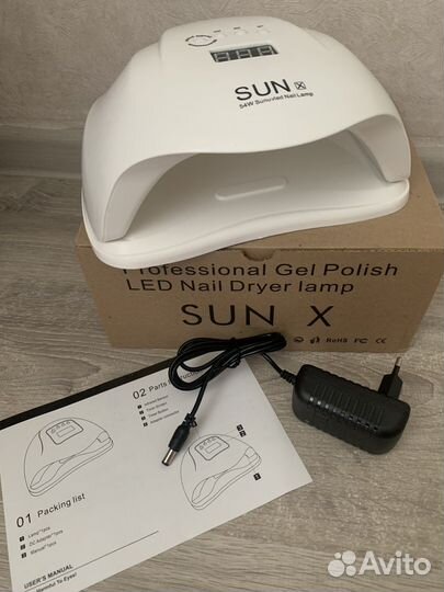 Led лампа для маникюра 54в