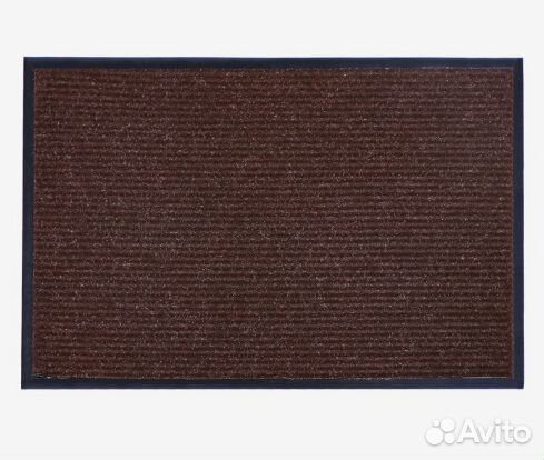 Коврик придверный влаговпитывающий, коричневый