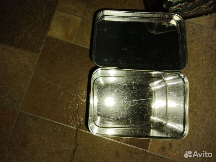 Металлические коробки от чая СССР