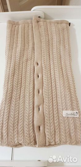 Конверт на выписку Amarobaby вязаный утеплённый