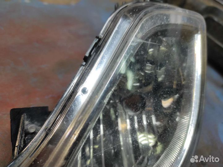 Фара противотуманная левая Hyundai Solaris