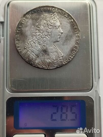 1 рубль 1729г Пëтр 2