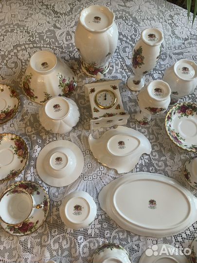 Royal Albert Old country roses костяной фарфор