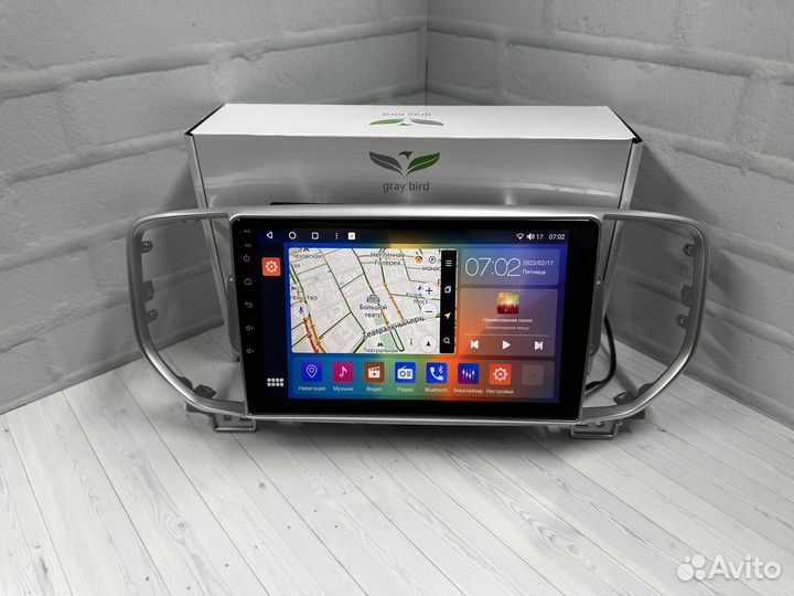Магнитола андроид GrayBird Kia Sportage 4 16+ 3/32
