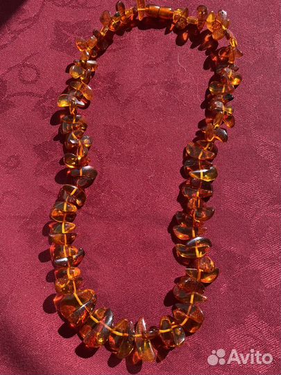 Янтарные бусы СССР