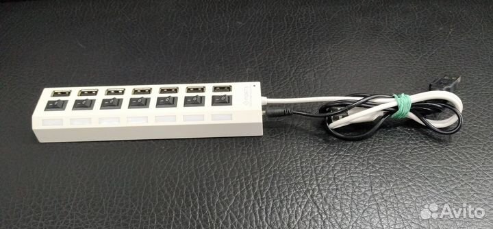 USB-hub разветвитель с дополнительным питанием