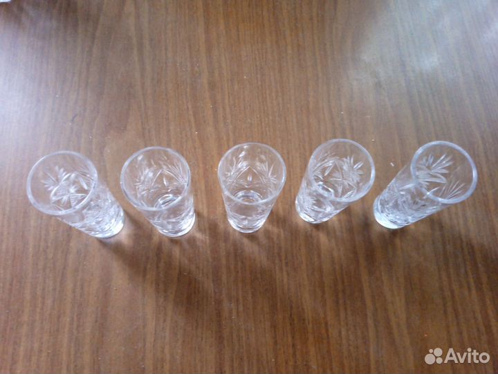 Стопки хрусталь, бокалы