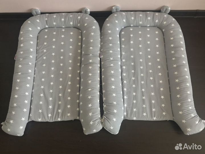 Кокон гнездышко для новорожденных для двойни