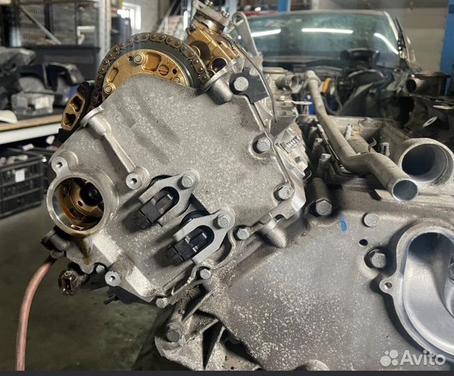 Двигатель BMW X5 2002 N62B44 E65 N62 11000427234