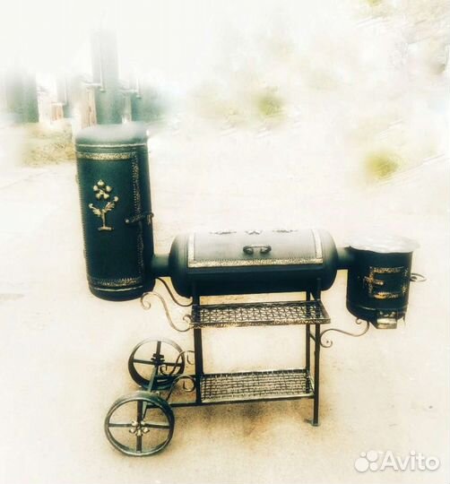 Мангал.Смокер.барбекю.коптильня.казан.изготовление