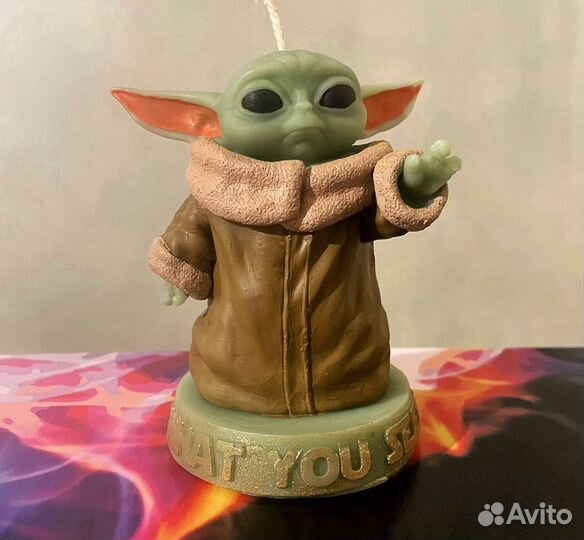 Свеча «Малыш Йода»