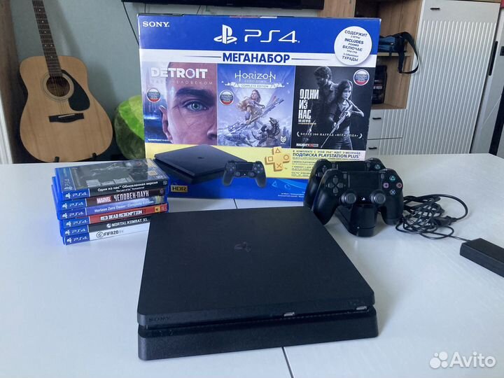 Игровая приставка ps4 slim 1tb