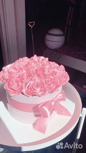 Создание роз из атласных лент