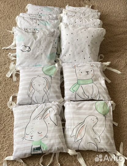 Бортики в детскую кроватку