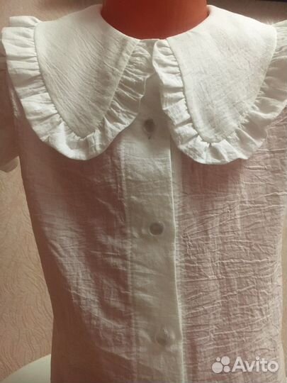 Блузка школьная х/б 100