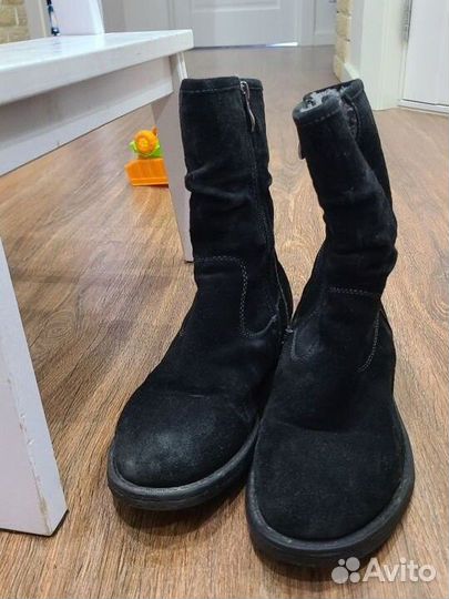 Сапоги женские зимние натуральная замша 38 размер