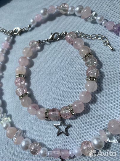 Набор ожерелье и браслет