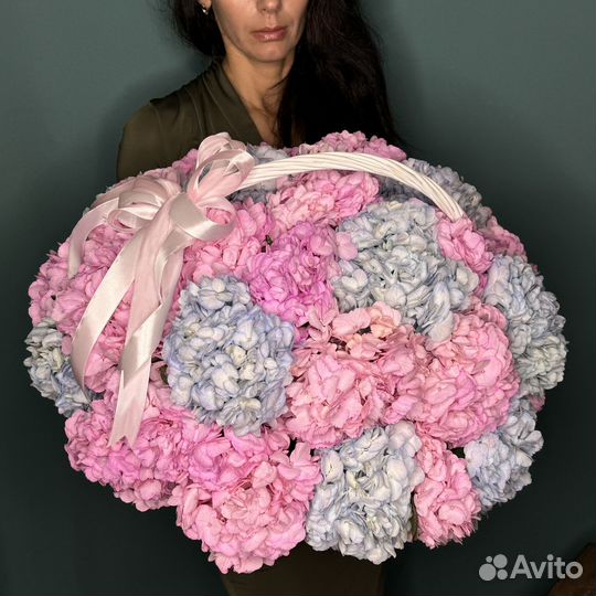 Букет из гортензий 21 31 51 101 гортензия