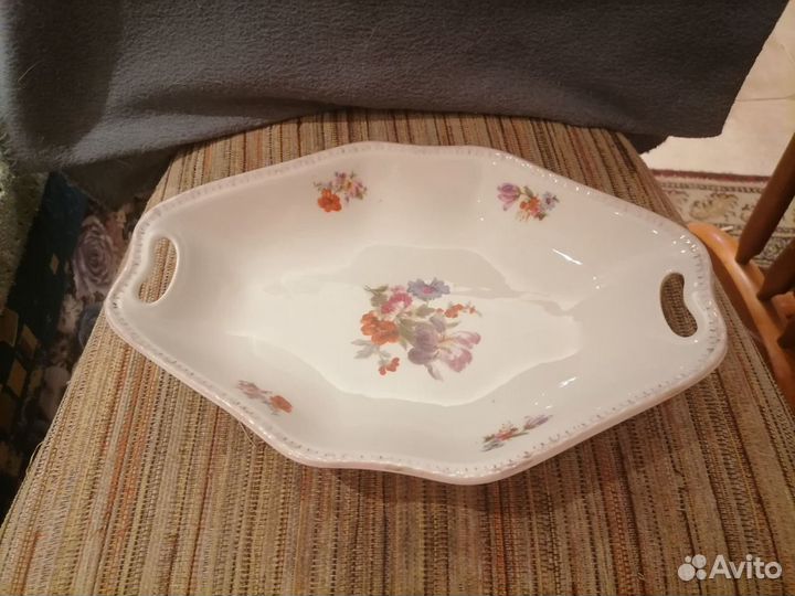 Блюдо старинное ранние Советы до 1930