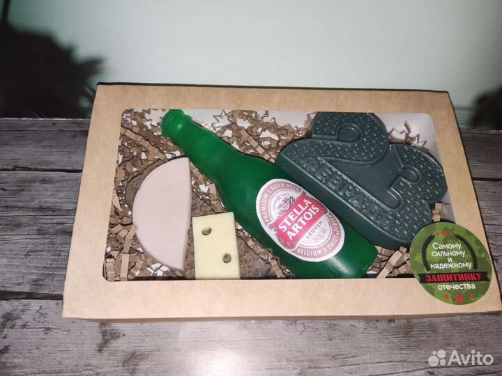 Мыло ручной работы мужской набор