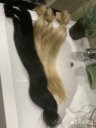 Натуральные волосы для ленточного наращивания