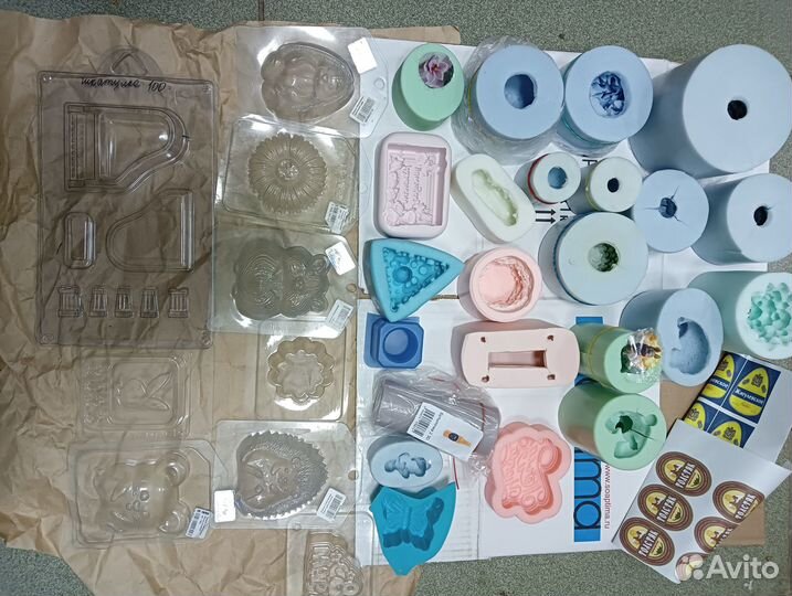 Формы для мыла и гипса