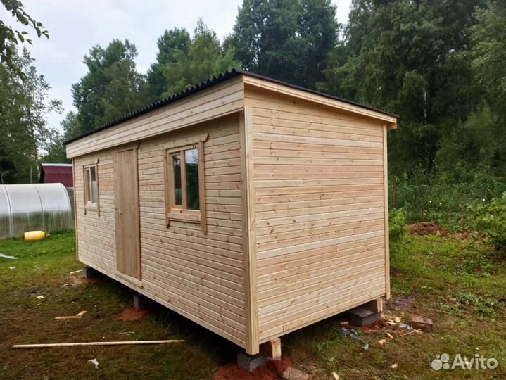 Бытовка сборка на участке