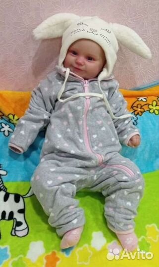 Ищет маму Реборн 60 см девочка