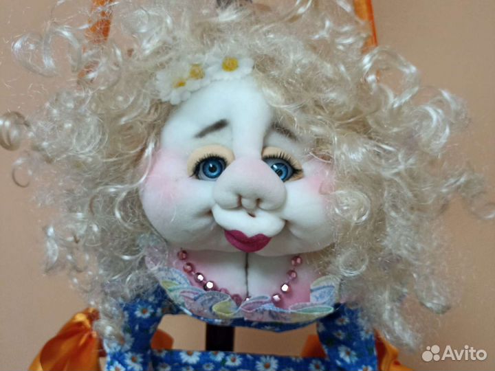 Анфиса-кукла держатель для туалетной бумаги