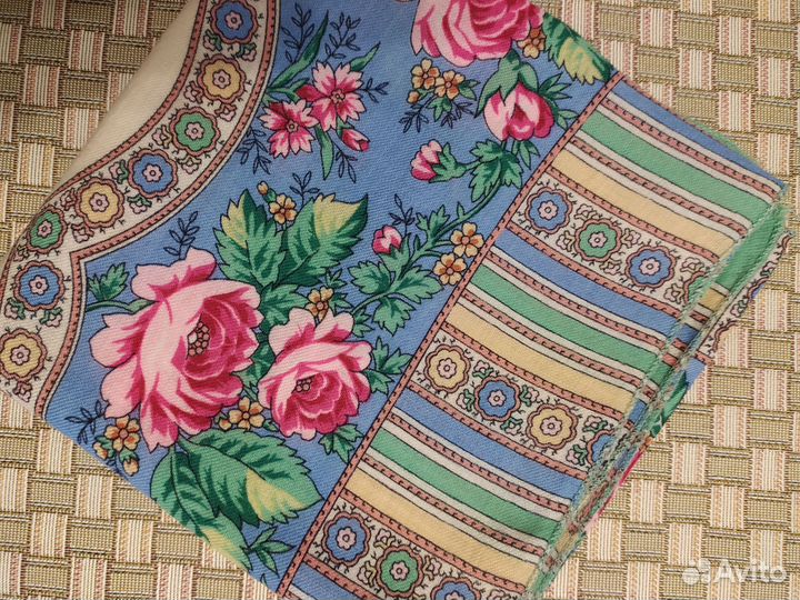 Павловопосадский платок шерсть