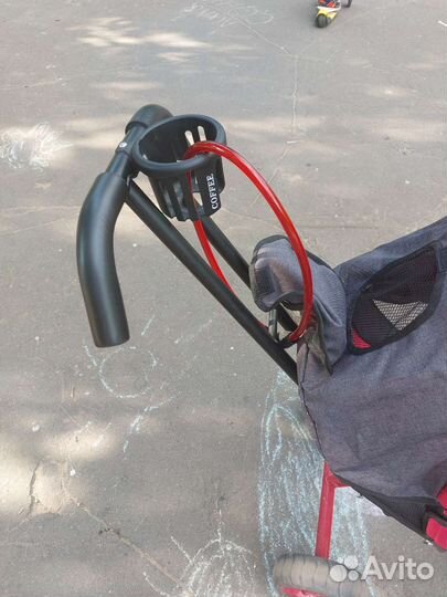 Велосипед коляска с ручкой