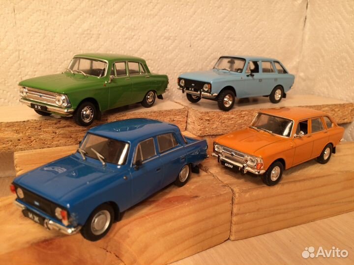 Москвичи Автолегенд, масш. 1/43