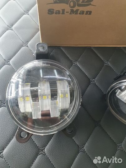 Светодиодные птф sal-man 60w Ваз 2170 приора б/у