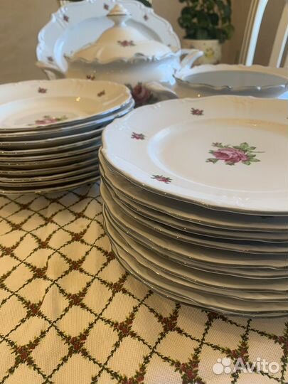 Столовый сервиз гдр weimar