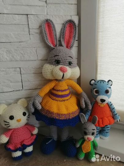 Игрушки ручной работы.Вязание