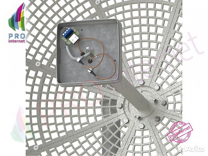 Vika-24 mimo BOX - сетчатая параболическая антенна