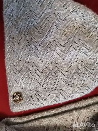 Комплект шапка и шарф