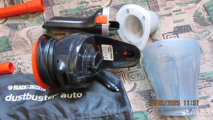 Автомобильный пылесос black decker
