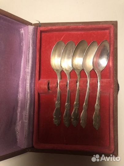 Набор мельхиоровых ложек СССР