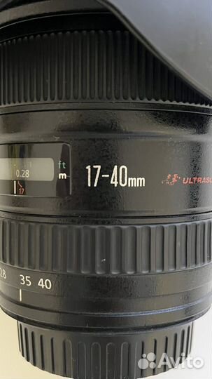 Объектив canon ef 17 40mm f 4l usm