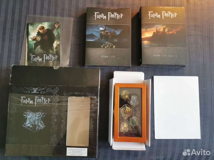 Коллекция Гарри Поттер blu ray, лицензия в идеале