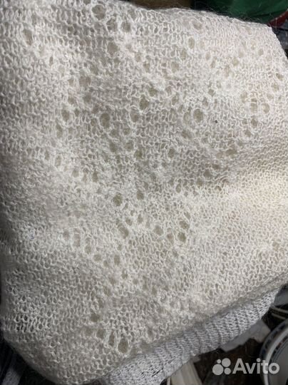 Платок шаль пуховая бу