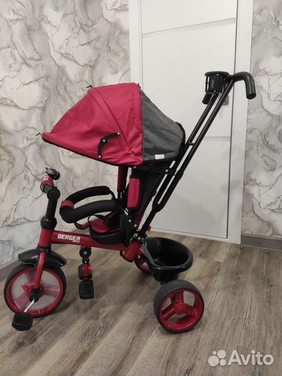 Детский велосипед с родительской ручкой