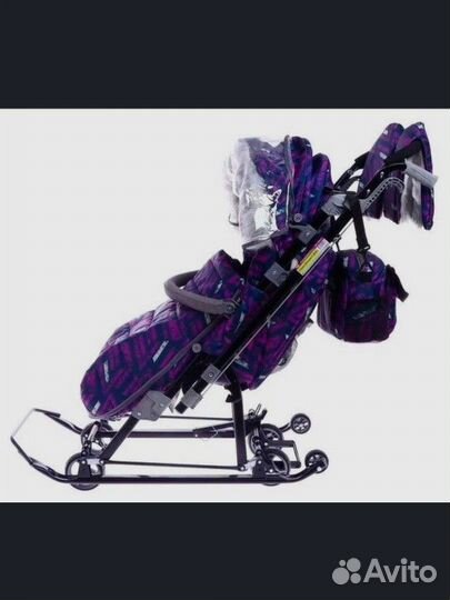 Детские санки коляска