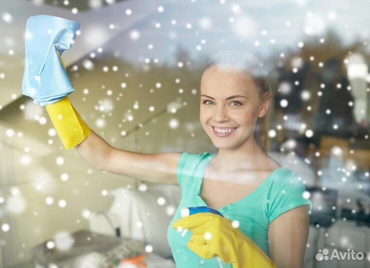 Уборка квартир / Клининг /Химчистка/ Мытье окон