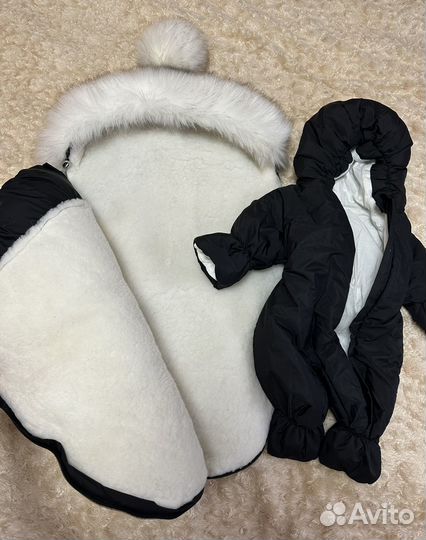 Конверт на выписку зимний Sara kids